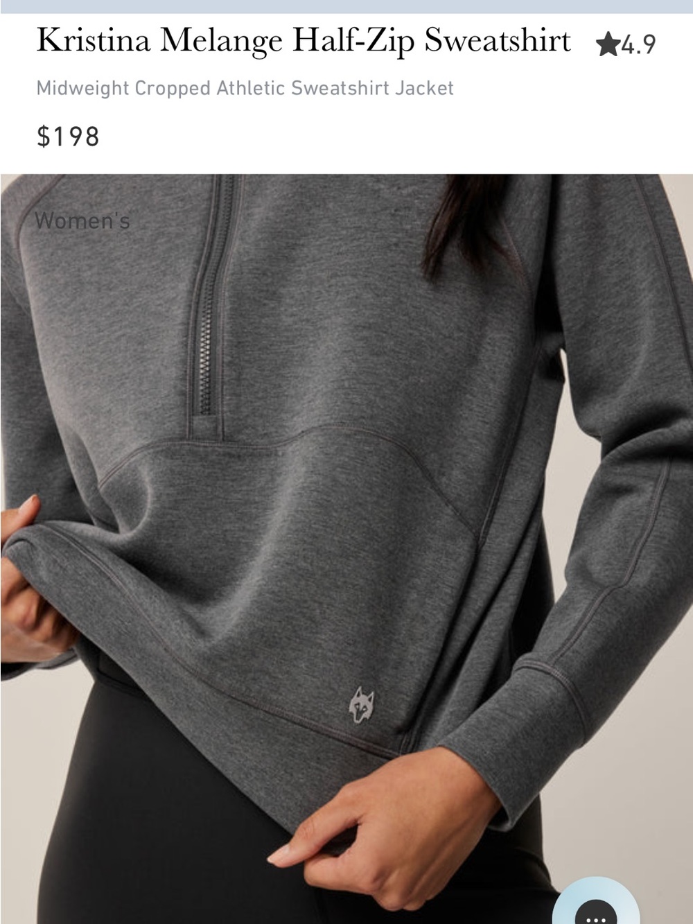 Greyson Woman’s Half Zip Size S - Picture 2 of 11